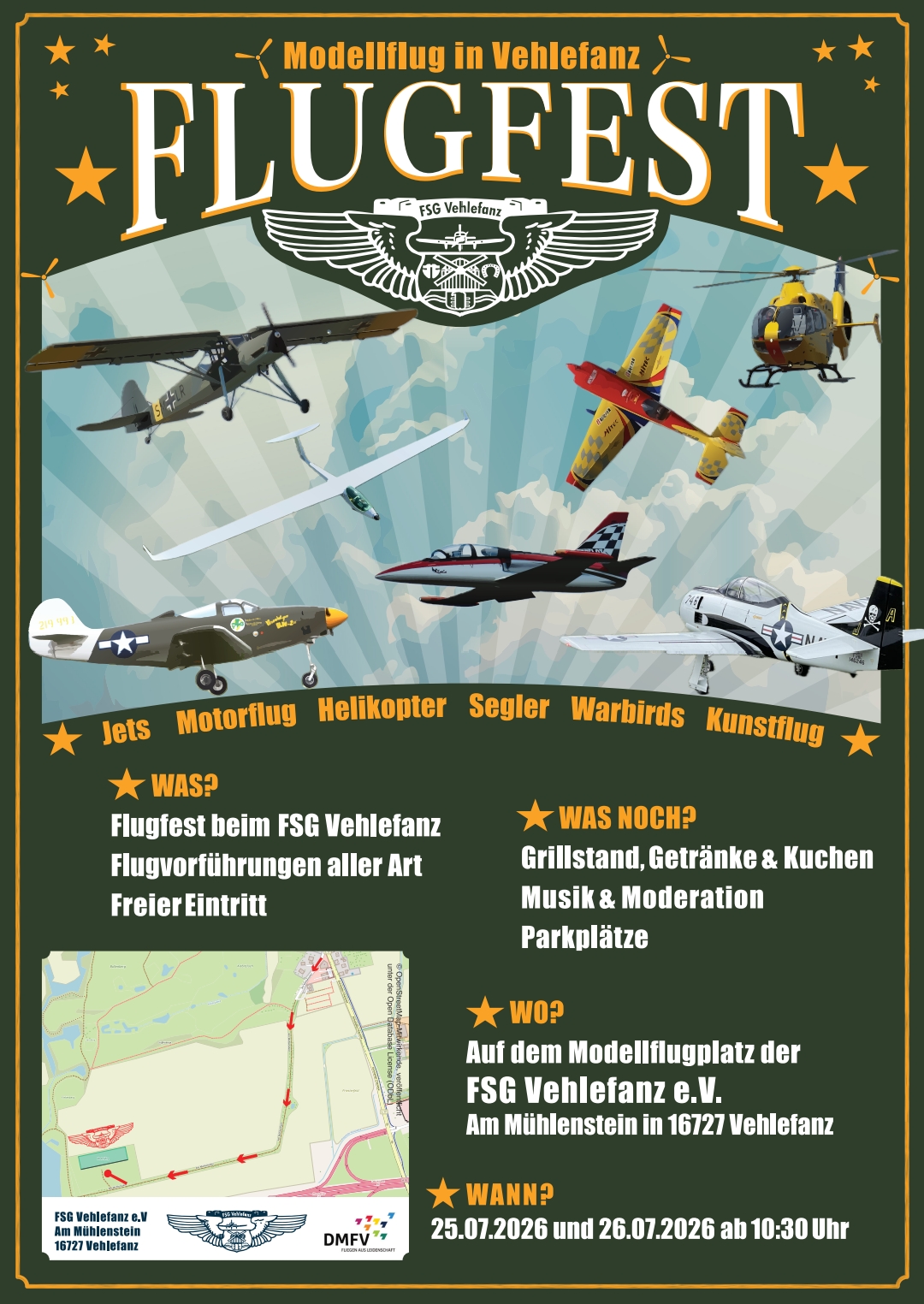 Flugplatzfest 2026 Flyer